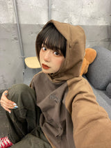 raglan by color hoodie