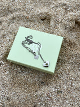 하트 스톤 로고 목걸이