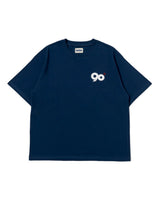 90 Logo Tee(Blue×White)