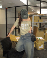 Heart Stud Numbering tee