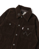 Classic studs suede jacket