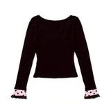 Dot Layered Tulle Top