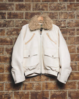 Western faux leather work jacket