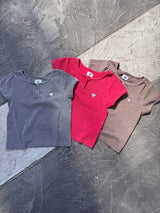 Pigment rhinestone tee