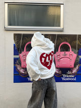 薩加拉心臟徽標連帽衫