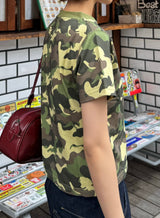 WB camo print ss tee