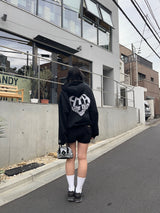 Heart logo hoodie