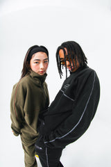 Half zip fleece setup