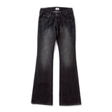 lowrise flare denim
