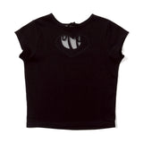 see through heart tee