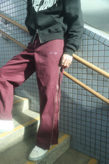 HTH×Dickies Side zip wide pants