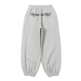 glitter back logo sweat pants