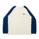 universal logo raglan ls tee