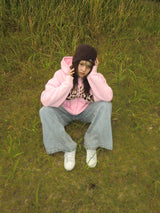 키라 로고 지퍼 까마귀