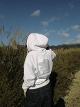 CMT ruler rhinestone zip hoodie