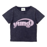 yung logo spray ss tee