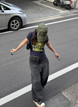 H heart logo vintage cap