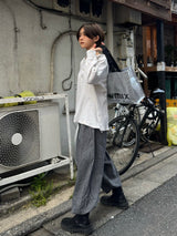 Stripe balloon pants