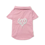 glitter heart logo hoodie (for pets)