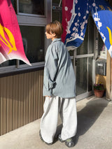 WB loose check shirt