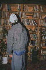 ballsy knit double zip hoodie