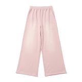 over dye universal logo wide sweat pants