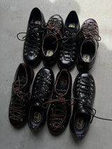 Crocodile Embossed Low-Top Shoes