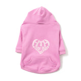 heart logo hoodie( for pets)