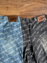 OG logo denim shorts