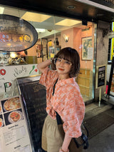 fringe checked shirt