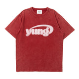 yung logo spray ss tee