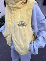 가짜 모피 조끼