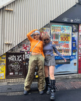 rib shoulder long tee