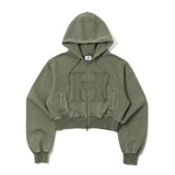 H Vintage logo zip hoodie