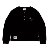 フラワースタッズサーマルTシャツ