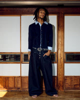 Shirt docking shirt cardigan