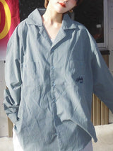 WB loose check shirt