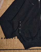 Boxing Glove Waffle Double Zip Hoodie