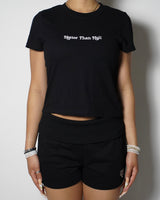 HEART LOGO APPLIQUE TEE