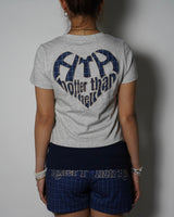 HEART LOGO APPLIQUE TEE