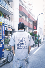 CMT RULER WASHED DENIM SHIRT