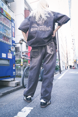 CMT RULER WASHED DENIM PANTS