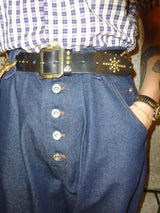 Rigid Denim Painter Pants