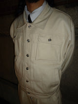 Rigid Box Short Denim Jacket