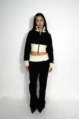 rib stand sweat jacket