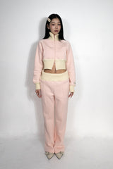 rib stand sweat jacket