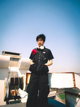 큰 포켓 나일론 조끼