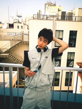 큰 포켓 나일론 조끼