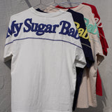 back print Baseball Tee