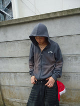 Heisei徽標熱拉鍊連帽衫